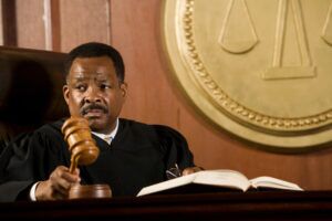 judge in court