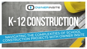 hard hat and construction drawings