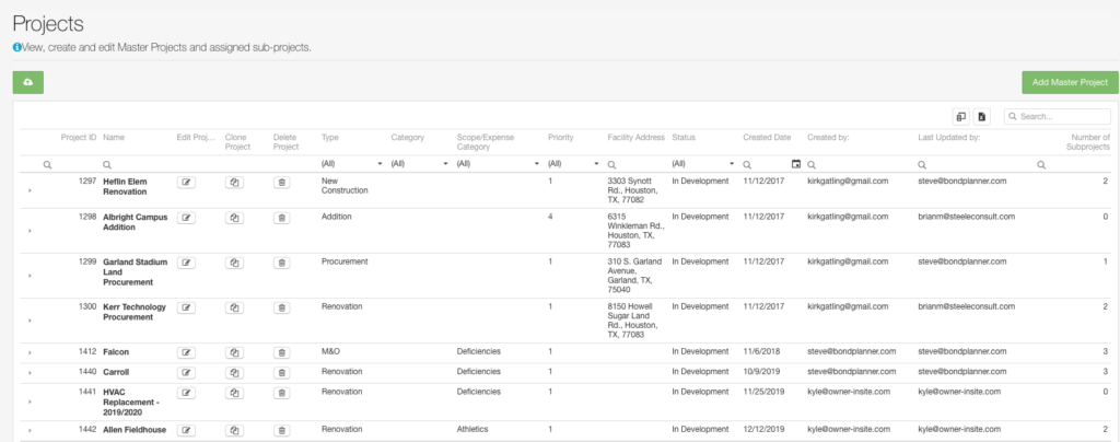 school capital planning software