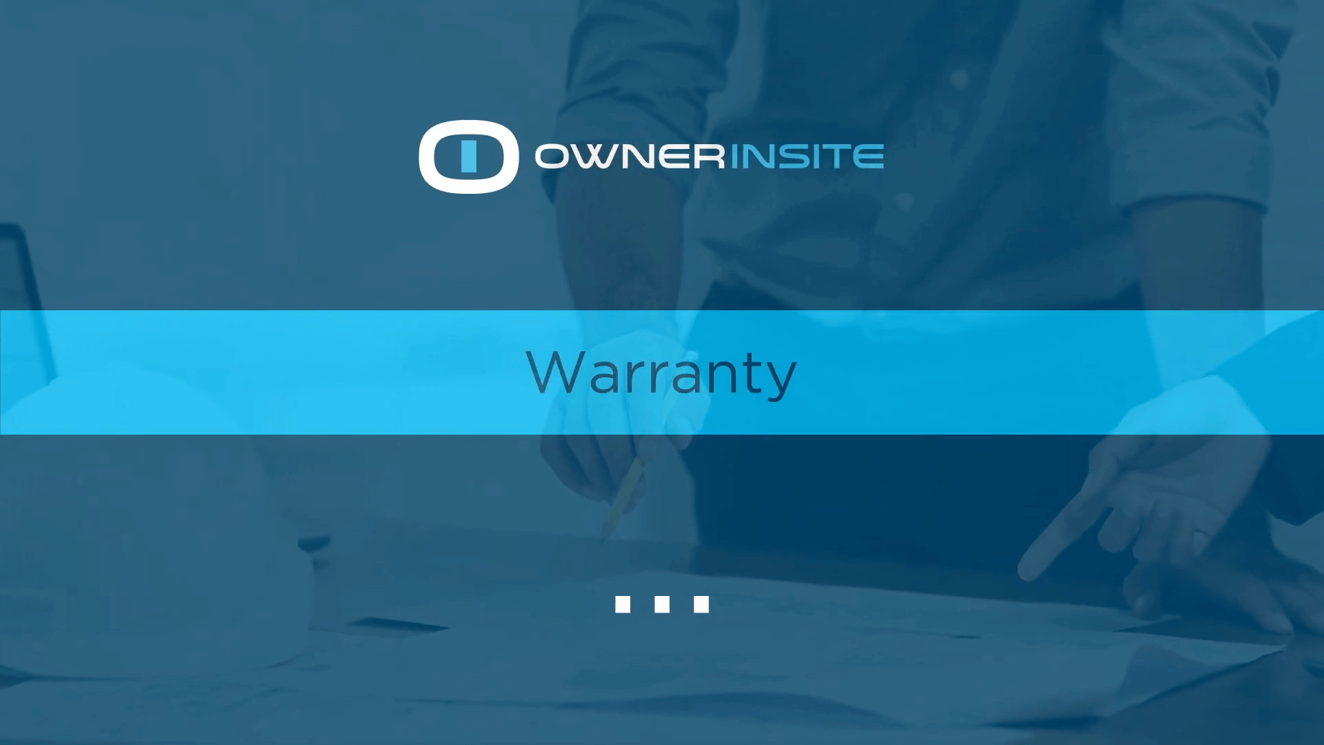Warranty Capture Documentation Easy Owner Insite