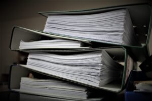 construction document retention paperwork