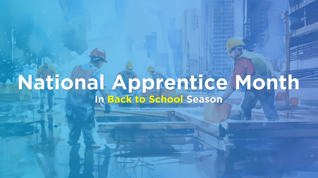 national apprentice month in back to school season